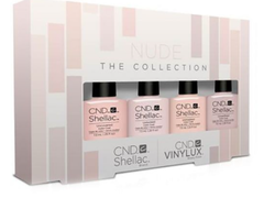 Display lac unghii CND Shellac & Vinylux Nude